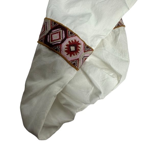 NWOT CHUFY Hari Mini White Embroidered Dress w/open back m - Picture 9 of 15